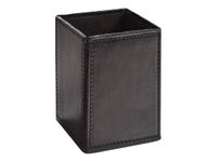 Maverick All Black - Pot à crayons - cuir noir