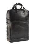 Maverick All Black - Sac à dos pour ordinateur 15.6" - cuir - noir