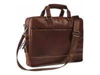 Maverick Rough Gear - Sacoche pour ordinateur portable - grand - cuir - 15.6" - brun