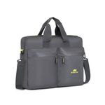 RIVACASE Mestalla - Sacoche pour ordinateur portable 16" - gris