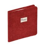 Agenda Colette avec répertoire - 1 semaine sur 2 pages - 16 x 16 cm - rouge - Quo Vadis