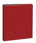 Agenda Marlow Executif Prestige avec répertoire - 1 semaine sur 2 pages - 16 x 16 cm - rouge bordeaux - Quo Vadis