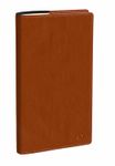 Agenda Marlow Italnote avec répertoire - 1 semaine sur 2 pages - 8,8 x 17 cm - camel - Quo Vadis