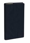 Agenda à spirale Marlow Italnote avec répertoire - 1 semaine sur 2 pages - 8,8 x 17 cm - bleu nuit - Quo Vadis