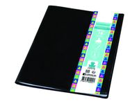 Agenda Clementina Frog - 1 semaine sur 2 pages - 21 x 27 cm - noir