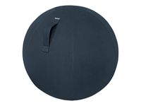 Leitz Ergo Cosy Active - Ballon d'assise ergonomique - améliore la posture - diamètre 65 cm - gris
