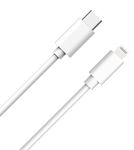 WOW - Câble USB C/Lightning 1m 3A Blanc 