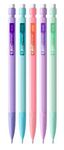 Bic - Portaminas HB - 0.7 mm - con goma - colores pastel surtidos