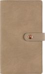 Agenda de poche spiralé Ramatuelle - 1 semaine sur 2 pages - 9,5 x 17 cm - taupe - Oberthur