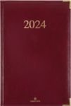 Agenda Kiev - 1 semaine sur 2 pages - 17 x 24,5 cm - bordeaux - Oberthur