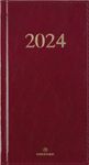 Agenda de poche Kiev - 1 semaine sur 2 pages - 9,5 x 17 cm - bordeaux - Oberthur