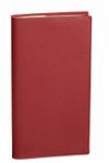 Agenda à spirale Impala Italnote - 1 semaine sur 2 pages - 8,8 x 17 cm - rouge - Quo Vadis