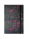 Agenda à élastique Flowers - 1 semaine sur 2 pages - 16 x 24 cm - nuit - Oxford