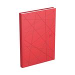Agenda Textura - 1 semaine sur 2 pages - 10 x 15 cm - rouge - Oxford