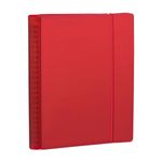 Agenda spiralé à élastique My Fab - 1 semaine sur 2 pages - 21 x 29,7 cm - rouge - Oxford