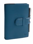 Agenda Miniday Soho - 1 jour par page - 7 x 10 cm - papier ivoire - bleu acier - Quo Vadis