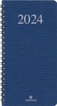 Agenda de poche Galway - 1 semaine sur 2 pages - 9,5 x 17 cm - bleu marine - Oberthur