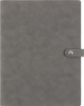 Agenda à spirale Kent - 1 semaine sur 2 pages - 22 x 28 cm - gris - Oberthur