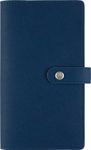 Agenda de poche spiralé Kent - 1 semaine sur 2 pages - 9,5 x 17 cm - bleu marine - Oberthur