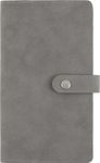 Agenda de poche spiralé Kent - 1 semaine sur 2 pages - 9,5 x 17 cm - gris - Oberthur