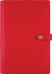 Agenda à spirale Lady Kent - 1 semaine sur 2 pages - 17 x 24,5 cm - rouge - Oberthur