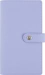 Agenda de poche spiralé Lady Kent - 1 semaine sur 2 pages - 9,5 x 17 cm - lilas - Oberthur