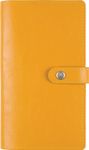 Agenda de poche spiralé Lady Kent - 1 semaine sur 2 pages - 9,5 x 17 cm - safran - Oberthur