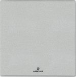 Agenda à spirale Vegas - 1 semaine sur 2 pages - 16 x 16 cm - argent - Oberthur