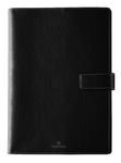 Agenda à spirale Milano - 1 semaine sur 2 pages - 17 x 24,5 cm - noir - Oberthur