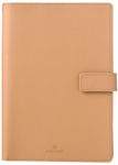 Agenda à spirale Milano - 1 semaine sur 2 pages - 17 x 24,5 cm - camel - Oberthur