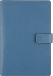 Agenda à spirale Milano - 1 semaine sur 2 pages - 17 x 24,5 cm - bleu denim - Oberthur