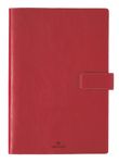 Agenda Milano - 1 semaine sur 2 pages - 17 x 24,5 cm - rouge - Oberthur
