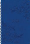 Agenda à spirale Primrose - 1 semaine sur 2 pages - 17 x 24,5 cm - bleu marine - Oberthur