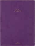 Agenda Eton - 1 semaine sur 2 pages - 22 x 28 cm - violet - Oberthur