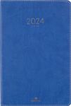 Agenda Eton - 1 semaine sur 2 pages - 17 x 24,5 cm - bleu - Oberthur