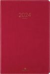 Agenda Eton - 1 semaine sur 2 pages - 17 x 24,5 cm - rouge - Oberthur