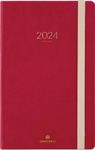 Agenda Eton - 1 semaine sur 2 pages - 13 x 21 cm - rouge - Oberthur