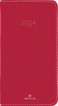 Agenda Eton - 1 semaine sur 2 pages - 9,5 x 17 cm - rouge - Oberthur