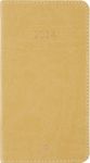 Agenda Eton - 1 semaine sur 2 pages - 9,5 x 17 cm - ocre - Oberthur