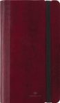 Agenda de poche spiralé Medicis - 1 semaine sur 2 pages - 9,5 x 17 cm - bordeaux - Oberthur