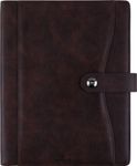 Agenda à spirale Davos - 1 semaine sur 2 pages - 22 x 28 cm - marron - Oberthur