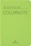Agenda Colornote - 1 semaine sur 2 pages - 10 x 15 cm - vert pomme - Oberthur