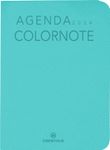 Agenda de poche Colornote - 1 semaine sur 2 pages - 7,5 x 10,5 cm - bleu turquoise - Oberthur