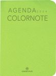 Agenda de poche Colornote - 1 semaine sur 2 pages - 7,5 x 10,5 cm - vert pomme - Oberthur