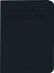 Agenda de poche Colornote - 1 semaine sur 2 pages - 7,5 x 10,5 cm - noir - Oberthur