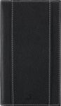 Agenda de poche spiralé Burgos - 1 semaine sur 2 pages - 9,5 x 17 cm - noir - Oberthur