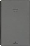 Agenda Stan - 1 semaine sur 2 pages - 13 x 21 cm - gris clair - Oberthur
