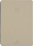Agenda Stan - 1 semaine sur 2 pages - 11,5 x 16,5 cm - taupe - Oberthur