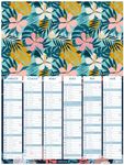 Calendrier Poster or - 6 mois par face - 21 x 26,5 cm - Oberthur