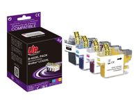 Cartouche compatible Brother LC422XL - pack de 4 - noir, cyan, magenta, jaune - Uprint